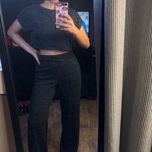 TWO PIECE CROP SET OOTDFASH